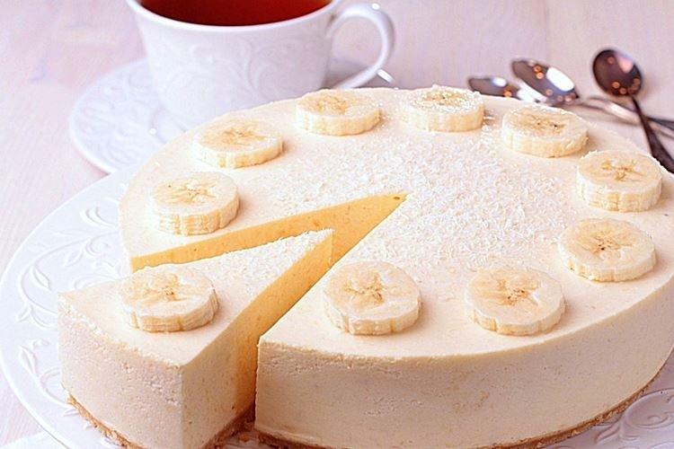 Cheesecake à la banane au four - recettes