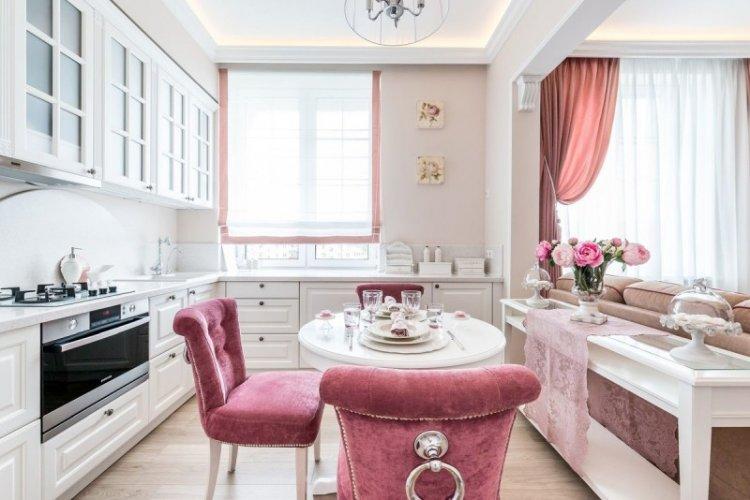 Cuisine blanche de style provençal - Design d'intérieur