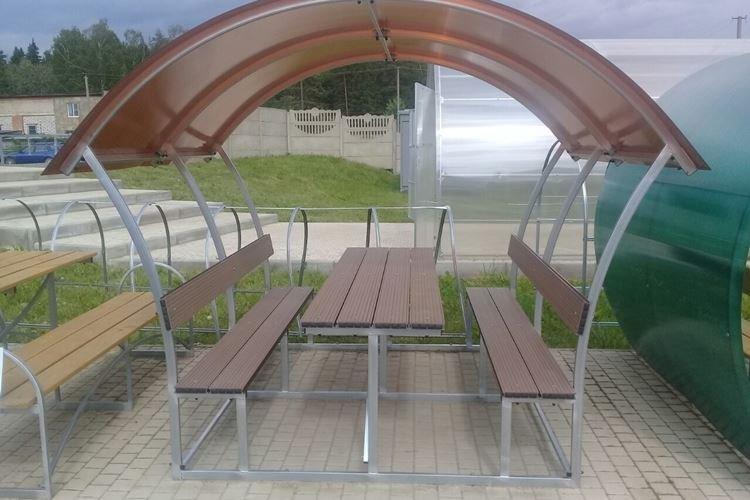 Gazebo mobile en polycarbonate - photos et idées