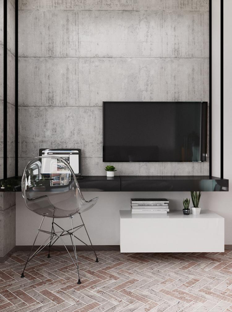 BigSmall : Studio 27 m2 - aménagement intérieur