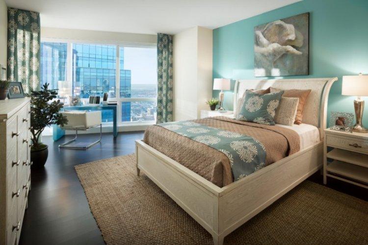 Décoration murale - Design de chambre turquoise