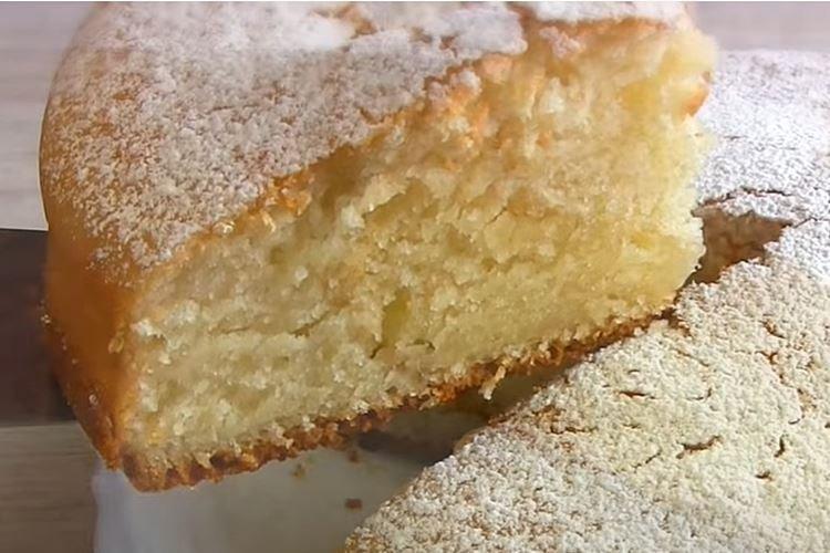 Génoise au kéfir sans œufs - recette pas à pas avec photo