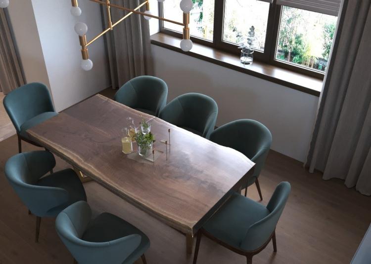 Black Style Home : Intérieur cuisine-salon