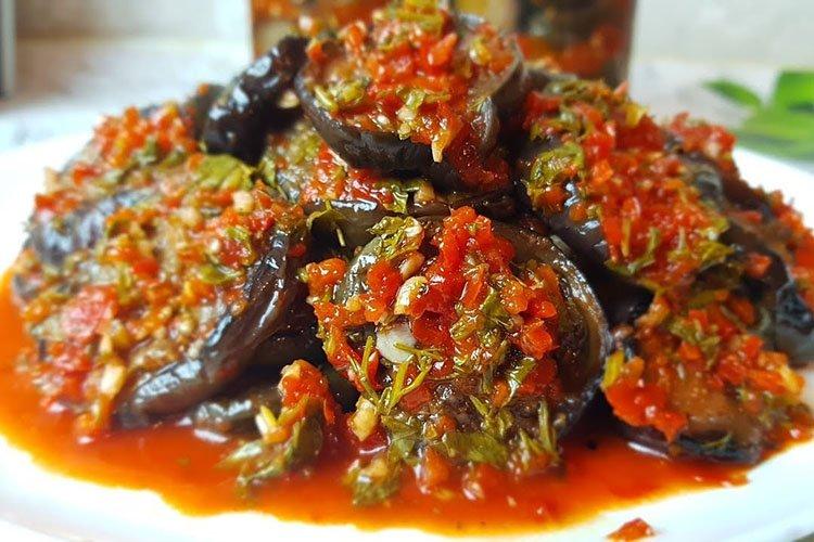 Aubergine en géorgien - Recettes de plats d'aubergines