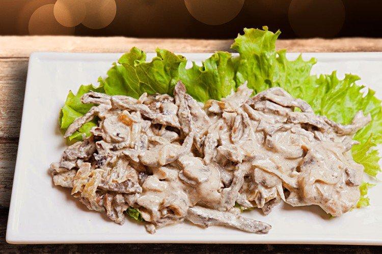 Foie de boeuf Stroganoff - recettes
