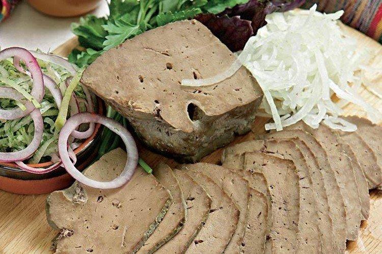 Foie de boeuf bouilli - recettes