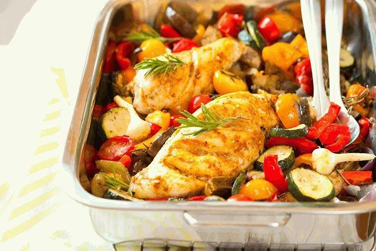 Dinde mijotée aux légumes - recettes