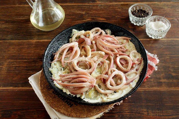 Apéritif de fruits de mer aux calmars - recettes