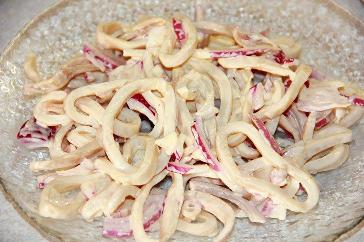 Calamars à la crème sure - recettes
