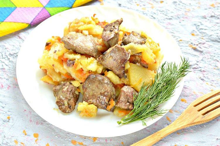 Pechenkin rôti de foie de poulet - recettes