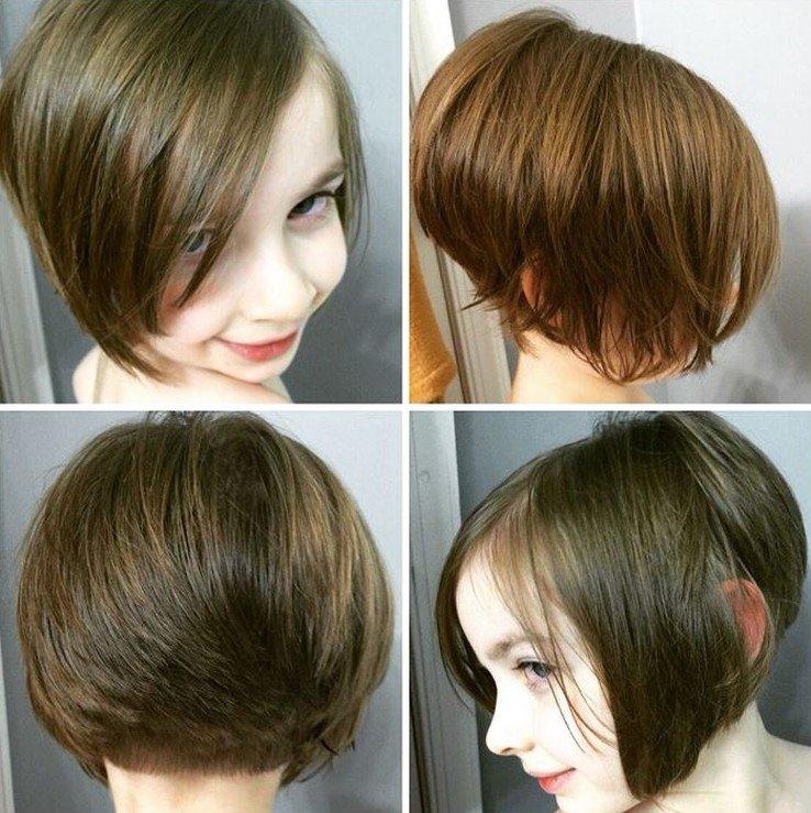 Bob Kare pour les cheveux courts pour les filles