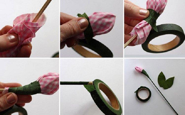 Tulipes - bouquets de bonbons à faire soi-même