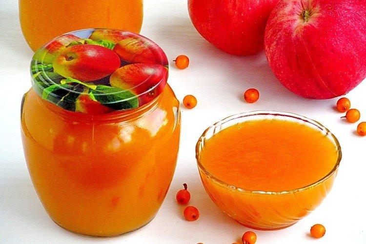 Confiture d'argousier et de pomme - Que cuisiner de l'argousier pour l'hiver