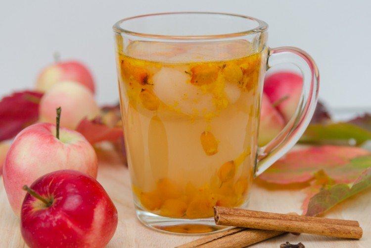 Compote de pommes et d'argousier - Que cuisiner à partir d'argousier pour l'hiver