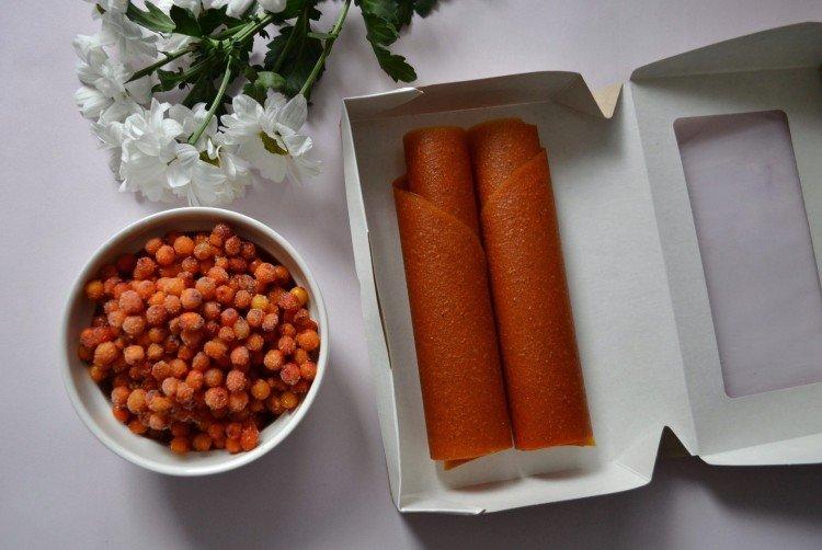 Pastila de baies d'argousier - Que cuisiner à partir d'argousier pour l'hiver