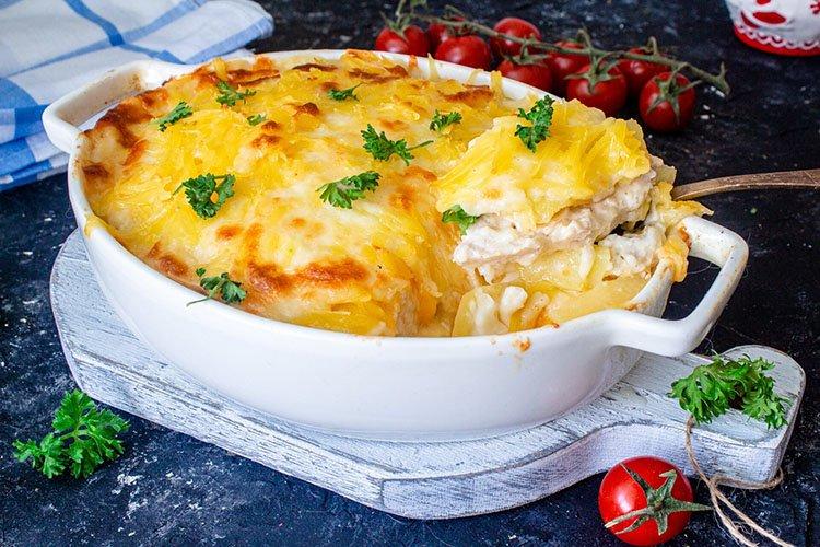 Lasagne de pommes de terre - Que cuisiner à partir de recettes de viande hachée et de pommes de terre