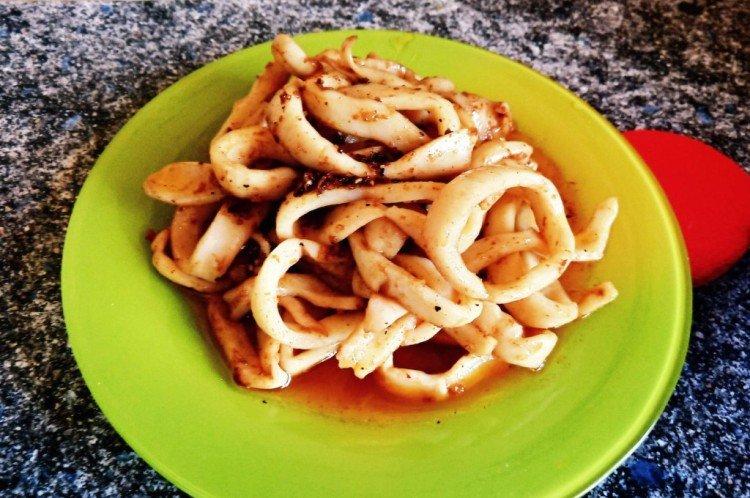 Calmars à la sauce soja - Que cuisiner à partir de recettes de calamars