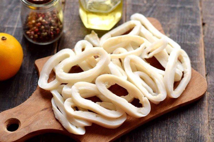 Calmars marinés - Que cuisiner à partir de recettes de calmars