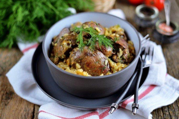 Riz au foie de poulet et céleri - Que cuisiner avec du foie de poulet