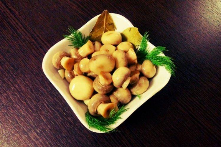 Champignons en marinade miel-moutarde - Que cuisiner à partir de recettes de champignons