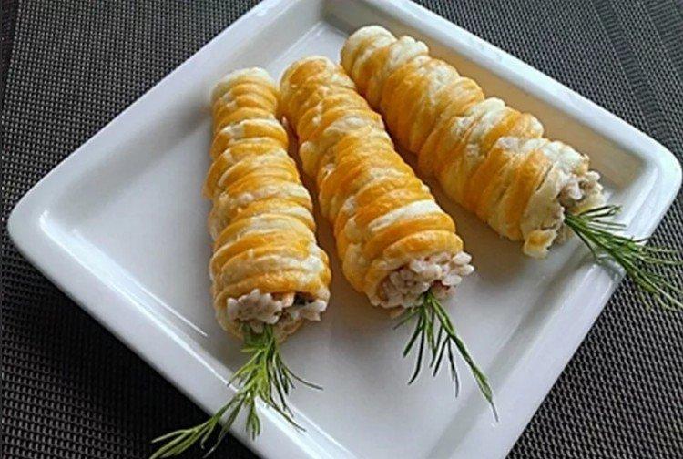 Snack carottes - Que cuisiner à partir de recettes de pâte feuilletée