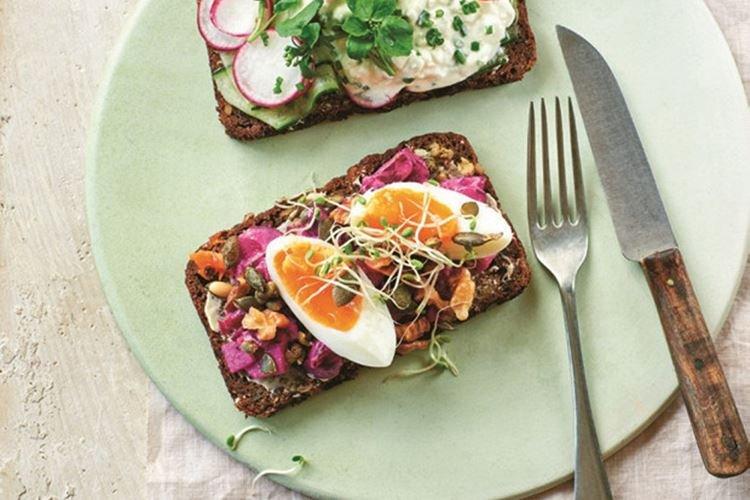 Sandwichs au fromage cottage et légumes - Que cuisiner à partir de fromage cottage