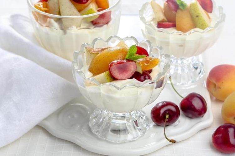 Crème rapide au fromage cottage - Que cuisiner pour un enfant pour des recettes de petit-déjeuner