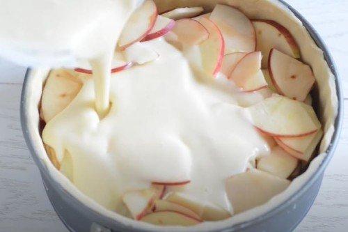 Tarte aux pommes Tsvetaevsky délicate - une recette étape par étape