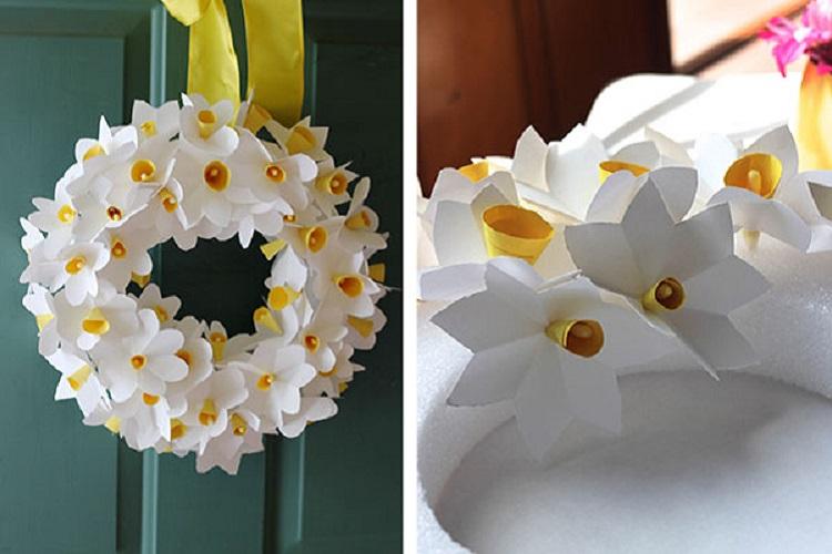 Jonquilles - Fleurs en papier DIY
