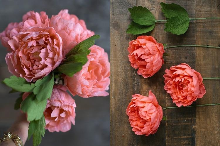 Fleurs en papier DIY - photos et idées