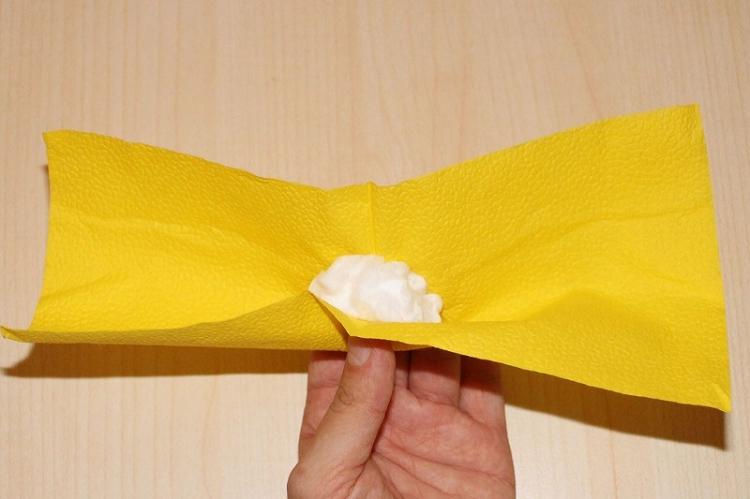 Camomille - Fleurs de bricolage à partir de serviettes