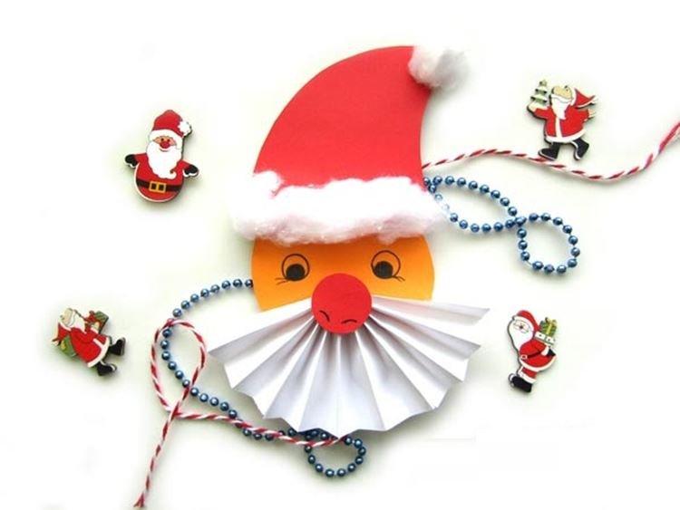 Père Noël en papier de ses propres mains - photos et idées