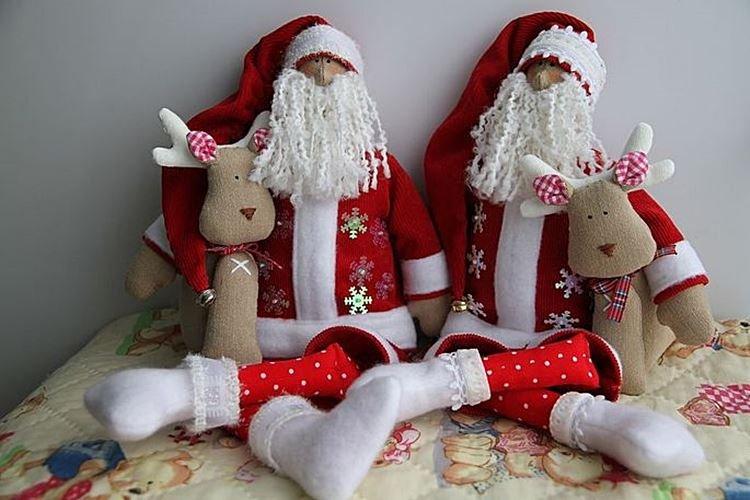 Fabriquer le Père Noël de ses propres mains - photos et idées