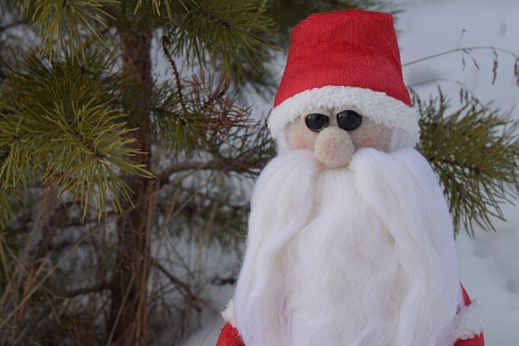 Fabriquer le Père Noël de ses propres mains - photos et idées