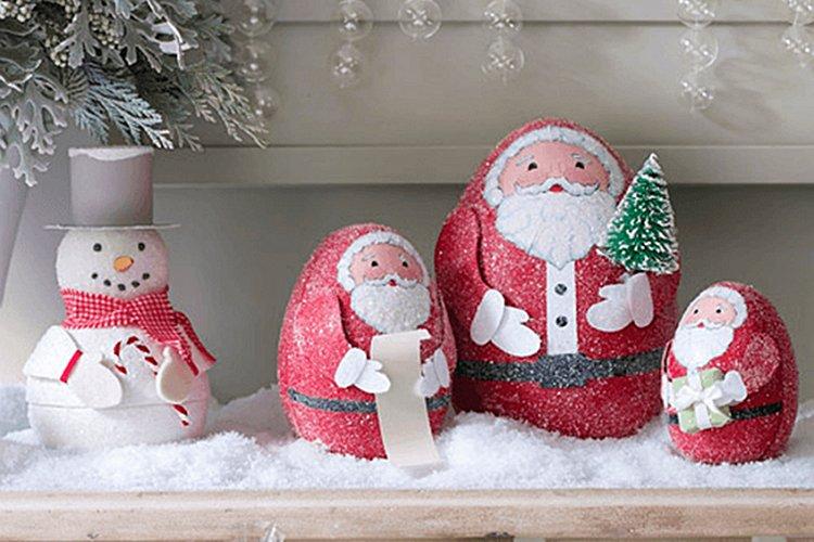 Père Noël de ses propres mains à la maternelle et à l'école - photos et idées