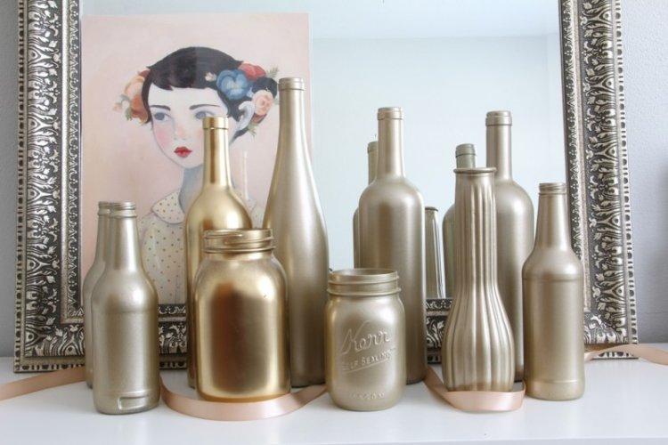 Décoration de bouteille DIY high-tech