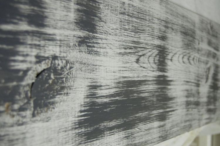 Brosse sèche - DIY déco ancienne armoire