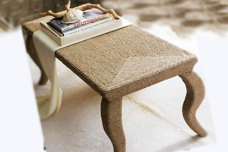 Corde torsadée - DIY déco de table ancienne