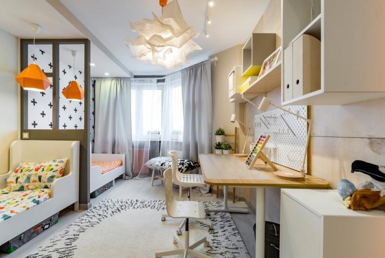 Éclairage naturel - Conception de crèche pour enfants de sexes différents