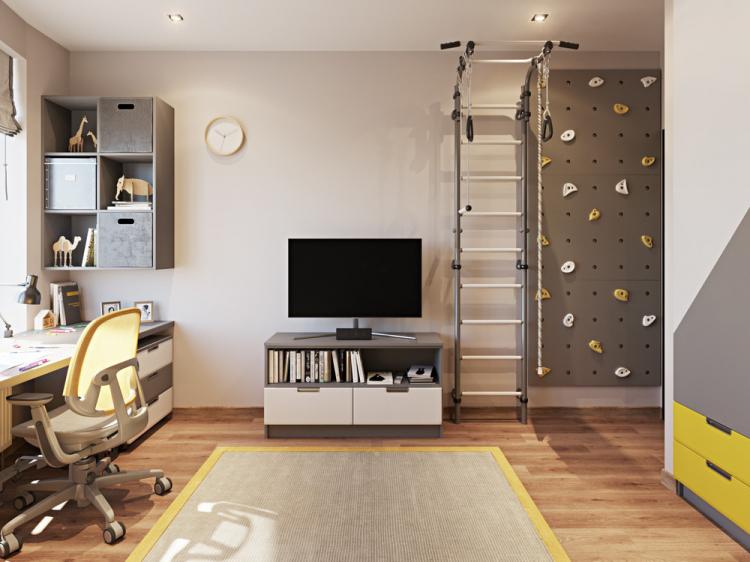 Chambre d'enfant pour un garçon de 6 ans - décoration d'intérieur