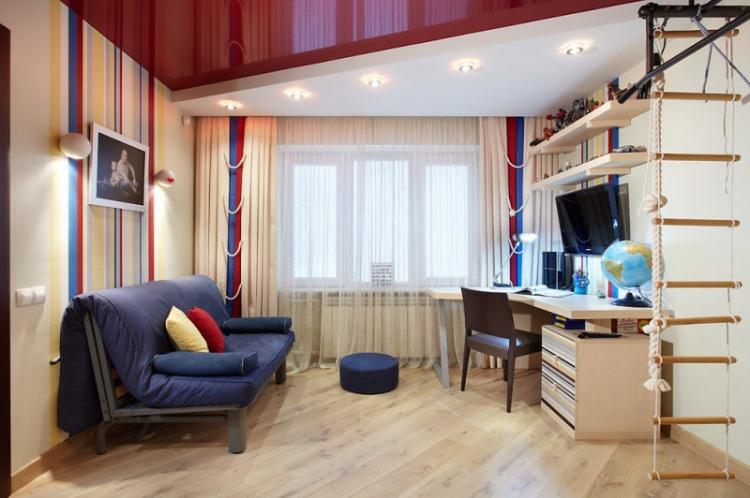 Conception d'une chambre d'enfant pour un garçon - photos d'intérieurs réels