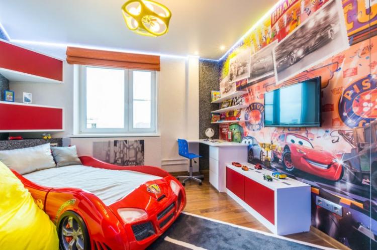 Conception d'une chambre d'enfant pour un garçon - photos d'intérieurs réels