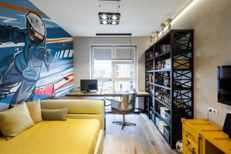 Conception d'une chambre d'enfant pour un garçon - photos d'intérieurs réels