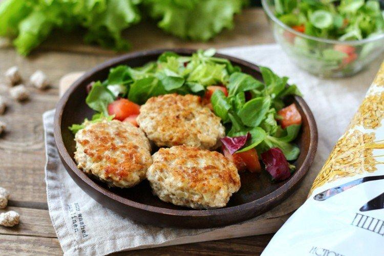 Escalopes au son de poulet - Recettes de repas diététiques