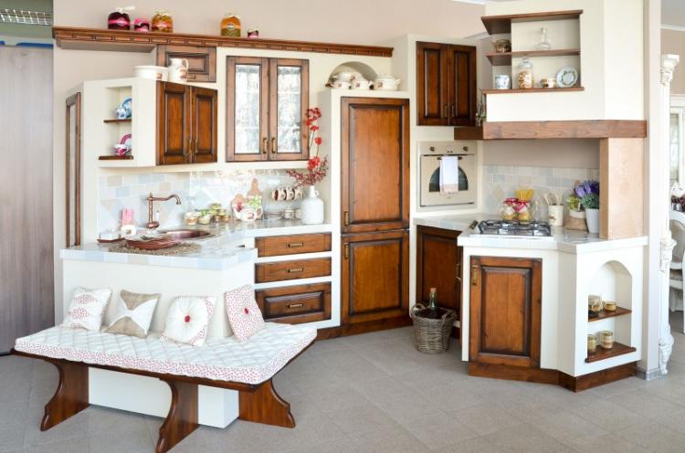 Canapé de cuisine de campagne