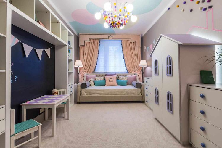 Conception d'une chambre d'enfant pour une fille - photos d'intérieurs réels