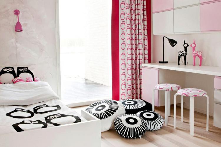 Conception d'une chambre d'enfant pour une fille - photos d'intérieurs réels