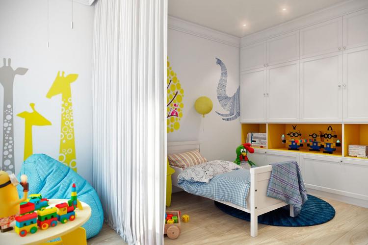 Conception d'une chambre d'enfant pour une fille - photos d'intérieurs réels