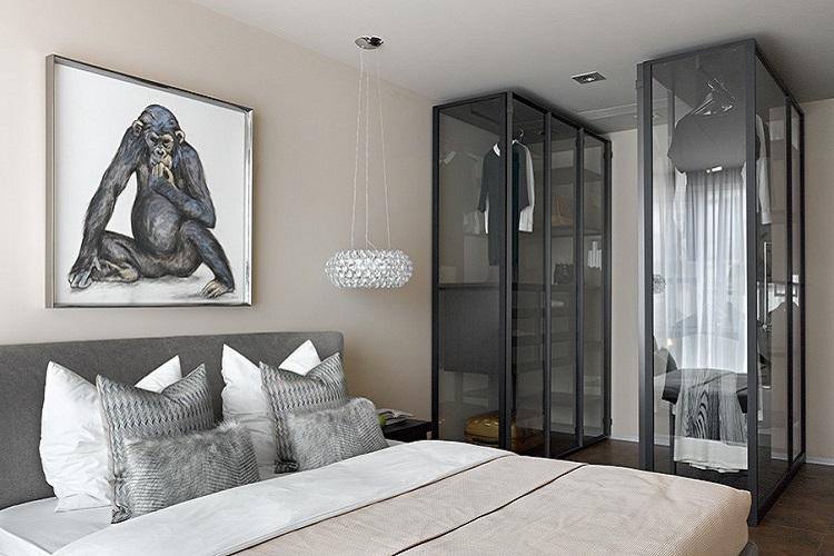 Dressing dans la chambre - Design d'intérieur