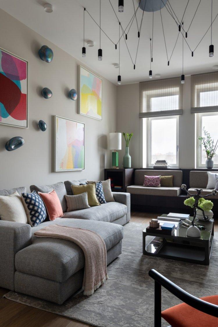 Comment organiser les meubles dans le salon 15 m².